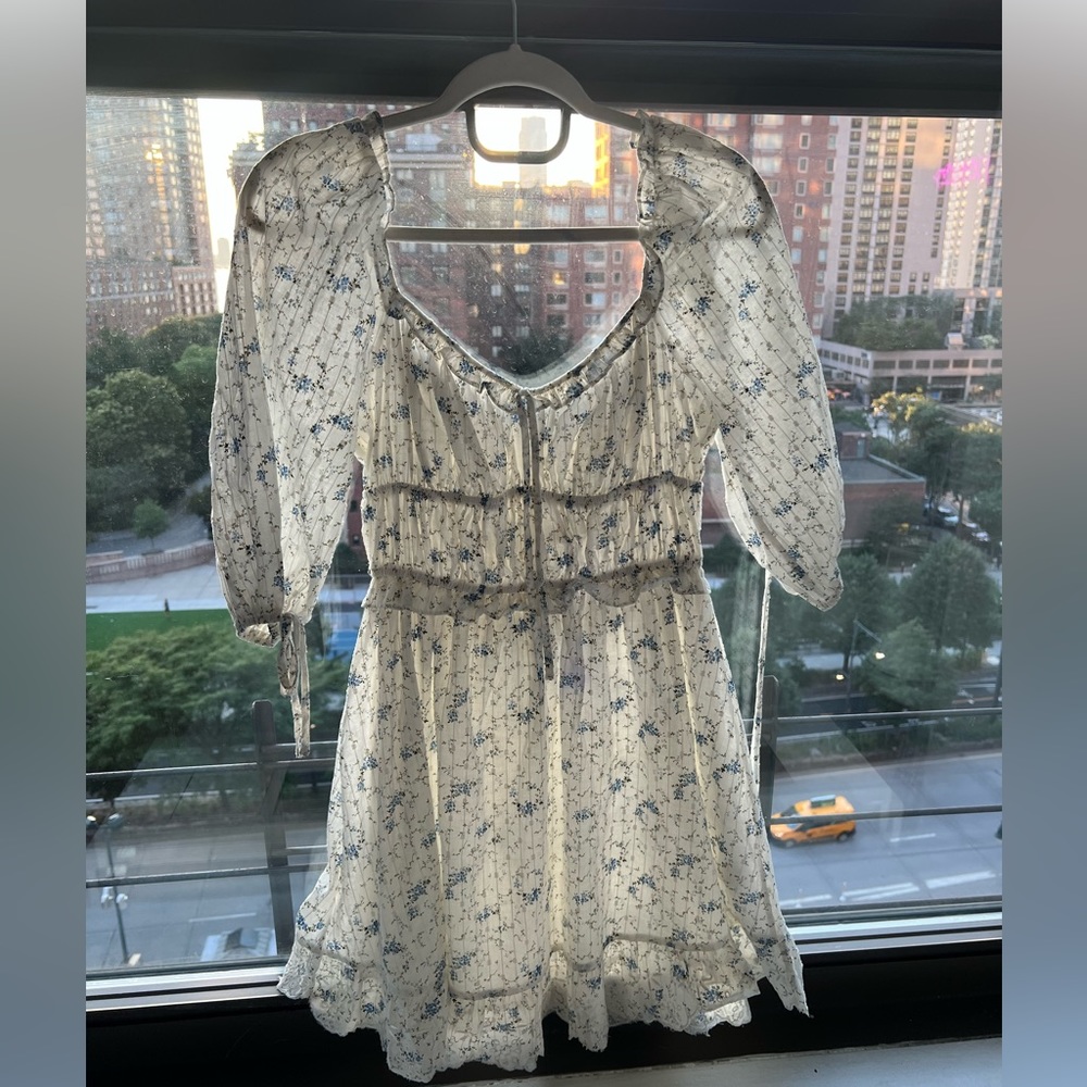 ditsy floral coastal cowgirl flowy dress
